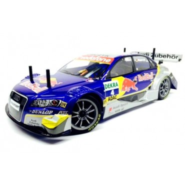 BOLHA TRANSPARENTE AUDI A4 DTM RED BULL PARA AUTOMODELO 1/10 200MM ON ROAD FW06 ETC LYNX LHP1009